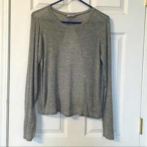 Tobi gray open back top